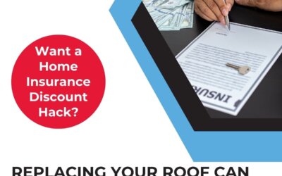 Replacing Your Roof May Qualify You for a 5% to 35% Discount on Your Insurance Premium